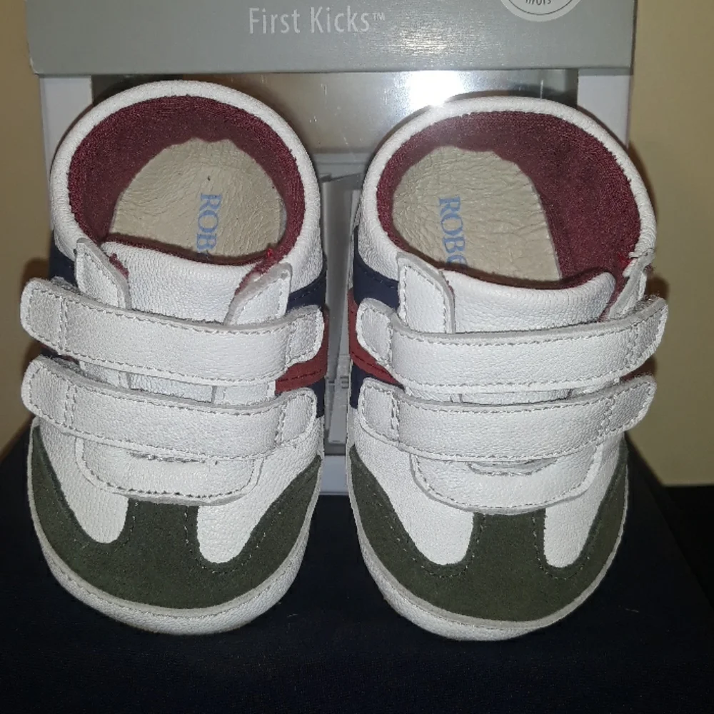 BOYS ROBEEZ LEATHER  FIRST KICKS